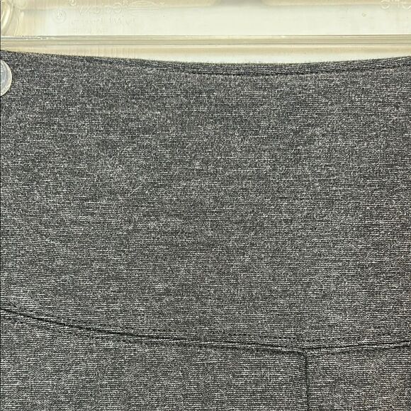 WHITE HOUSE BLACK MARKET Gray Ponte Knit Runway Leggings Size 10 Long Stretch - Picture 4 of 11